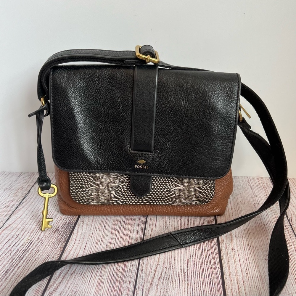 Fossil Multi Color Crossbody Purse - image 1